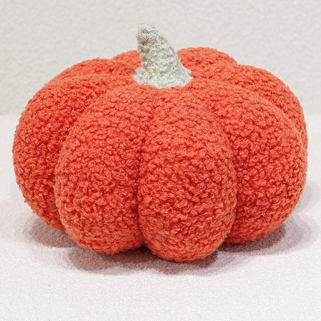 Yiran toy Simulationskürbis Plüschkissen in Orange, Durchmesser: 20 cm - Bild 1