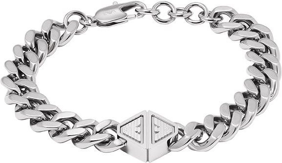 Emporio Armani Armband, Edelstahl, Silber, Herren - Bild 1