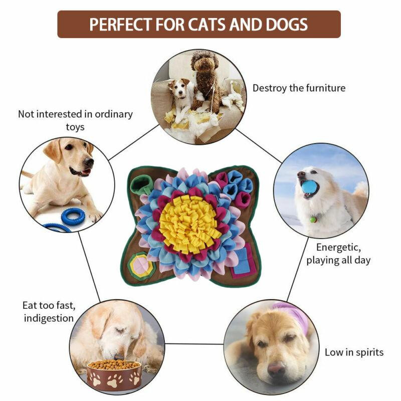 iDestry Schnüffelmatte, Hunde-Puzzle-Spielzeug, Nasen- und Geruchstraining - Bild 4