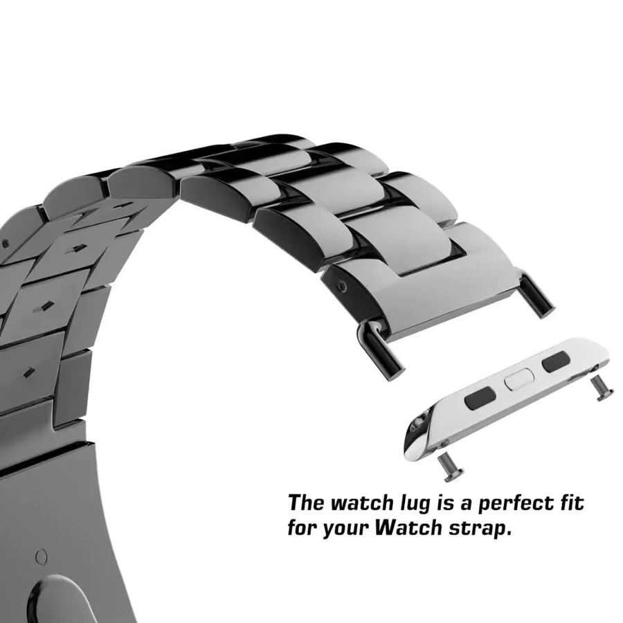 OAKCHARM Adapter Stecker für Apple Watch, Edelstahl, Silber - Bild 2
