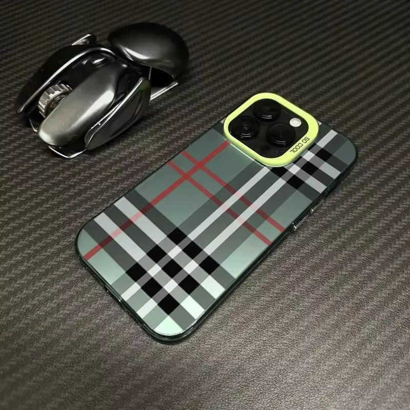 Luxuriöse Handyhülle mit klassischem Karomuster für Samsung Galaxy A17 A07 A16 A06 A35 A55 A25 A34 A24 A26 4G 5G in Multicolour mit mattem Cover - Bild 1