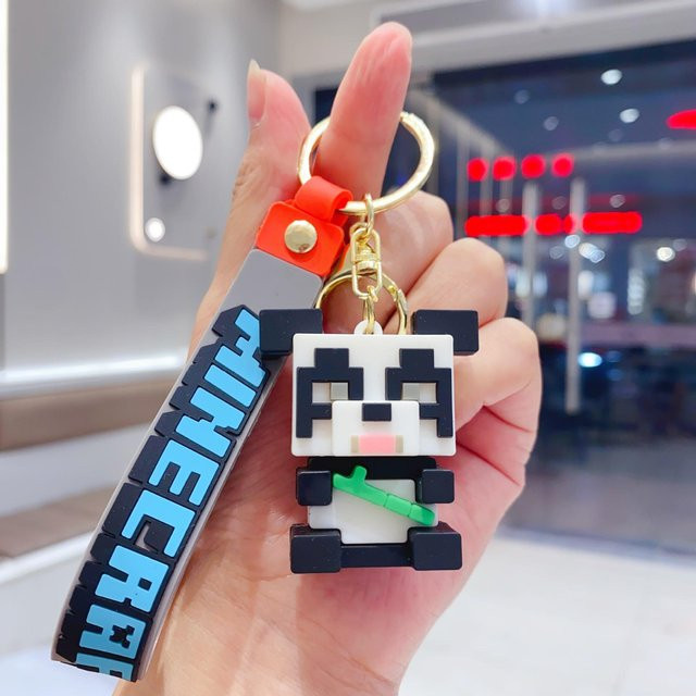 Artily Schlüsselanhänger Kinder, Minecraft, PVC, Silikon - Bild 1