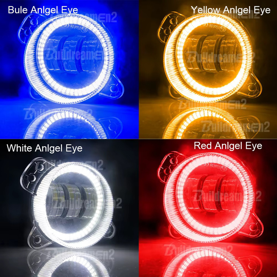 Buildreamen2 Canbus LED Nebellicht und Tagfahrlicht mit Angel Eye Set für Skoda Fabia Mk1 (2005-2008), 2 Stück (Links und Rechts), Typ 9006 - Bild 4
