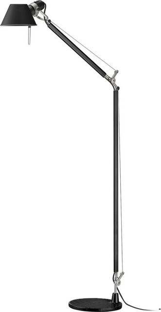 Artemide Tolomeo Lettura Design-Stehleuchte aus Aluminium in Schwarz, verstellbar - Bild 1