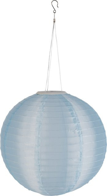 LIVARNO HOME Sommerlichterkette XXL mit LED Lampion in Blau, Solarbetrieb mit Dämmerungssensor und Timer, IP44 wetterfest für Außen und Innen - Bild 1