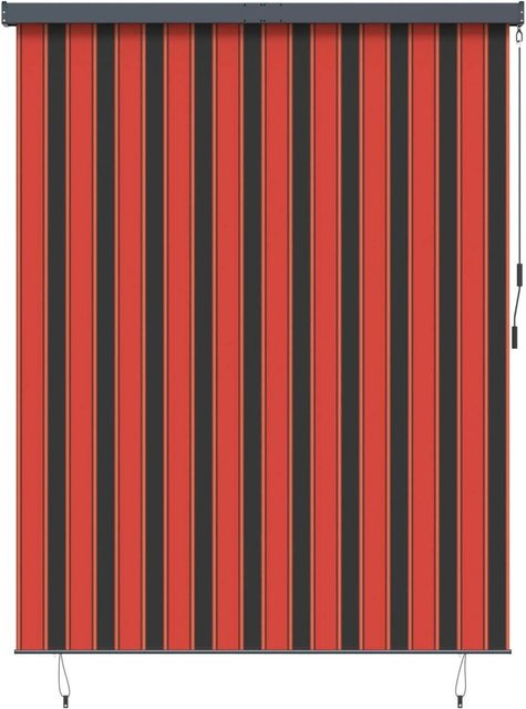 vidaXL Rollo aus Polyester und Aluminium in Orange-Braun, B: 200 cm, H: 250 cm - Bild 1