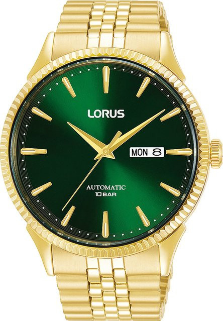 Lorus Armbanduhr Automatik, Edelstahl, Grün, 43 mm, Herren - Bild 1