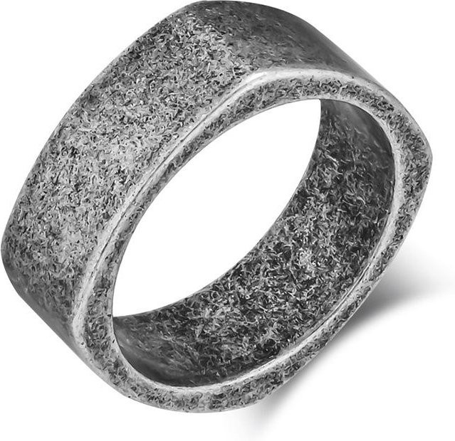 YIRAN Jewelry 5 Ring Edelstahl, quadratisch, Unisex, 12# - Bild 1