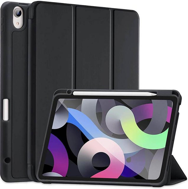 Schutzhülle mit Stifthalter für Apple iPad Air 4 und 5 sowie iPad Pro 11 und 12,9/13 Zoll in Schwarz - Bild 1