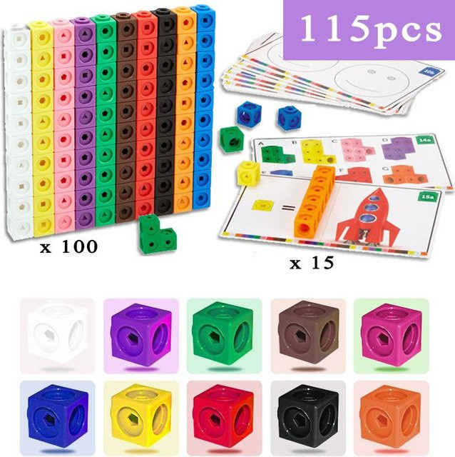 Kidsly Mathe-Würfel, Montessori-Spielzeug, ab 3 Jahre - Bild 1