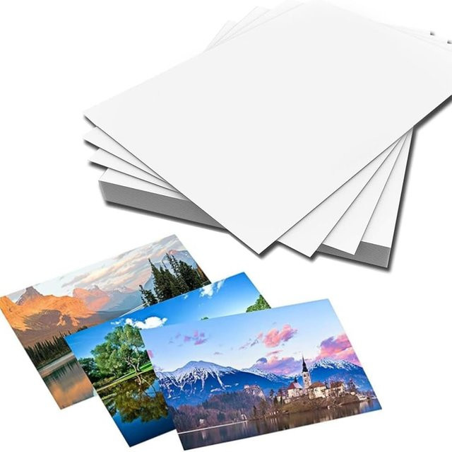 Glänzendes Inkjet-Fotopapier in Weiß, 20 Blatt, 230 g/m2, wasserfest - Bild 1