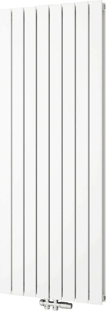 Duschparadies Doppellagiger Paneelheizkörper Flachheizkörper für Warmwasserbetrieb, Weiß, B: 160 cm, H: 60,2 cm - Bild 1