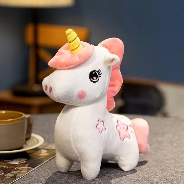 Kidsly Einhorn-Plüschtier, weiß, bunt, ab 7 Jahren - Bild 1