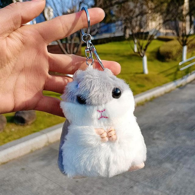 Yiran toy Hamsterpuppe, Plüschtier, Grau - Bild 1