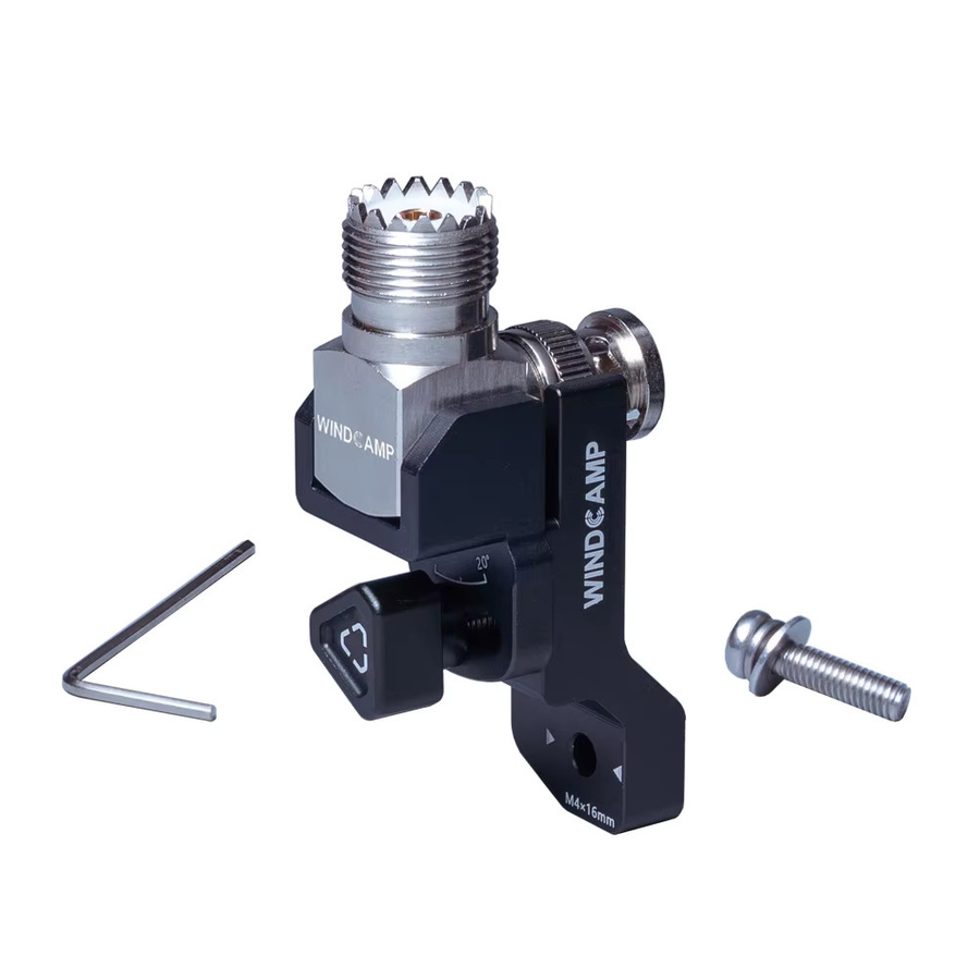 RC-2 Antennenhalterung aus CNC-Aluminiumlegierung für ICOM IC-705 Kurzwellenradio und ARK-705 Shield - Bild 2