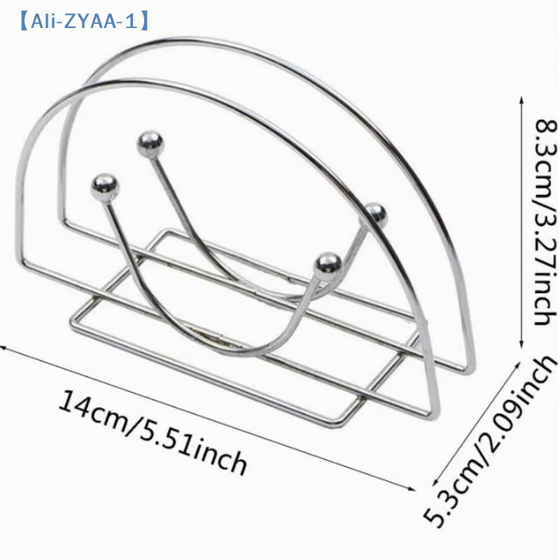 JETTING Serviettenhalter aus Metall in Silber als Organizer für Küche und Restaurant - Bild 2