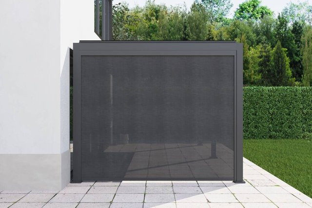 Aluminium Rollo in Anthrazit B/H/T: 8,5 x 231,5 x 278 cm - Bild 1