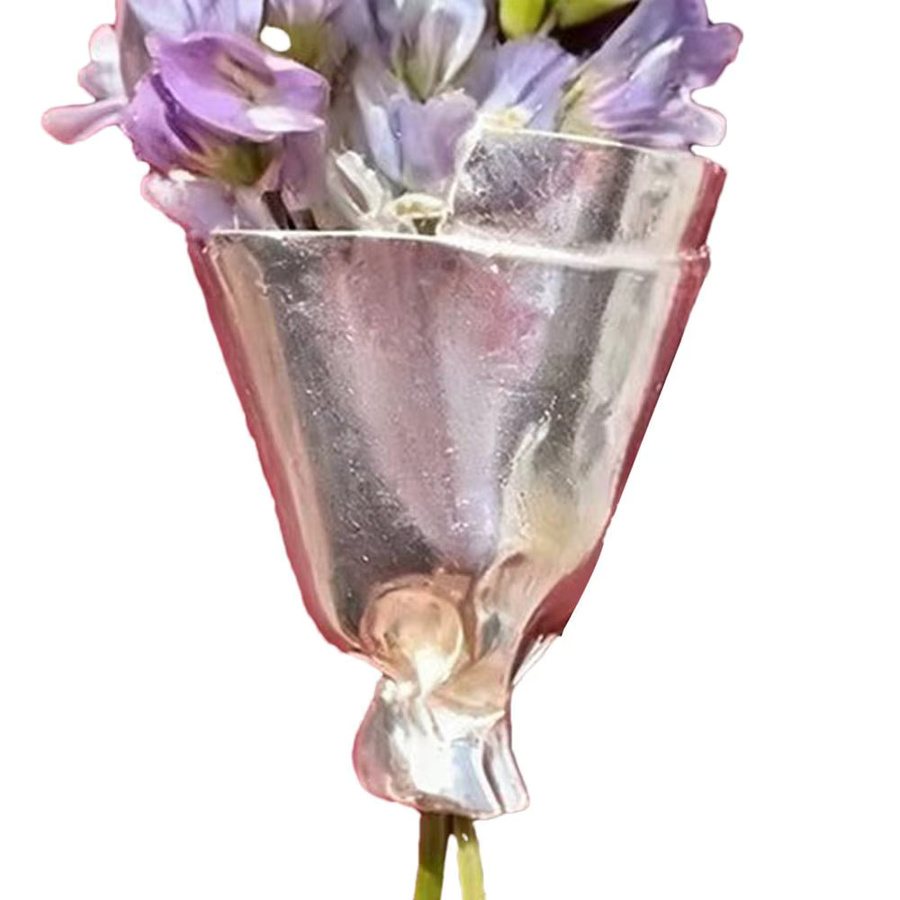 Brosche Blume, Silber, Verspielt - Bild 3
