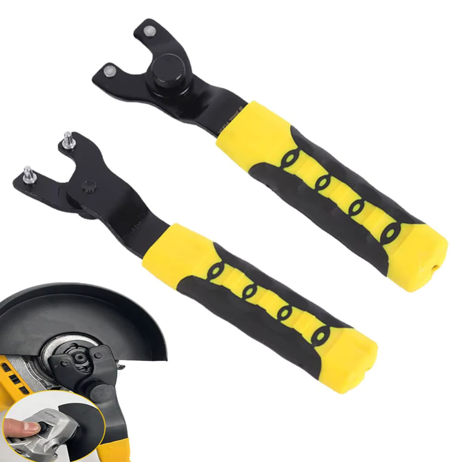 VIBRATITE Verstellbarer Stiftschlüssel für Winkelschleifer für Sicherungsmuttern von 10 bis 47 mm mit ergonomischem rutschfestem Griff - Bild 2