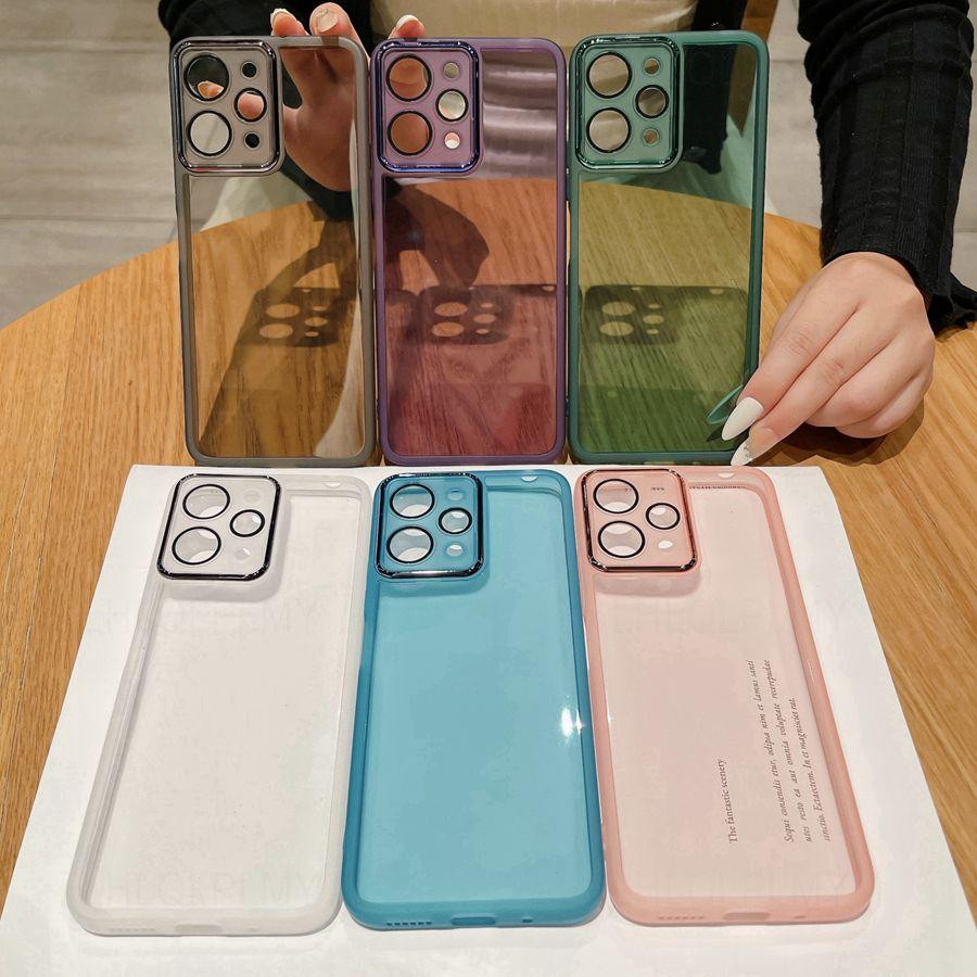 Transparente Handyhülle mit Kameraobjektivschutz für Xiaomi Poco und Redmi Note Modelle in Grün - Bild 2