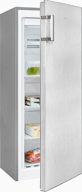 Exquisit GS231-NF-H-010E Gefrierschrank in Silver mit No-Frost und Dynamic Cooling, H x B x T: 205 x 56,5 x 66 cm - Bild 1