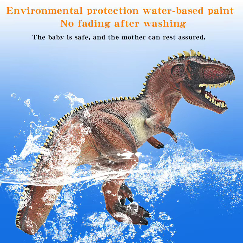 XIALIBAOMOWAN Jurassic Giganotosaurus Tyrannosaurus Dinosaurier Actionfigur, mit offenem Maul - Bild 2