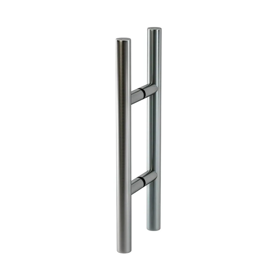Hansaglas Griffstange für Glasschiebetür aus Edelstahl in Silber gebürstet - Bild 2