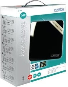 Schwaiger ZA8970 011 aktive Zimmerantenne für DVB-T2, DAB+ und FM in Schwarz - Bild 2