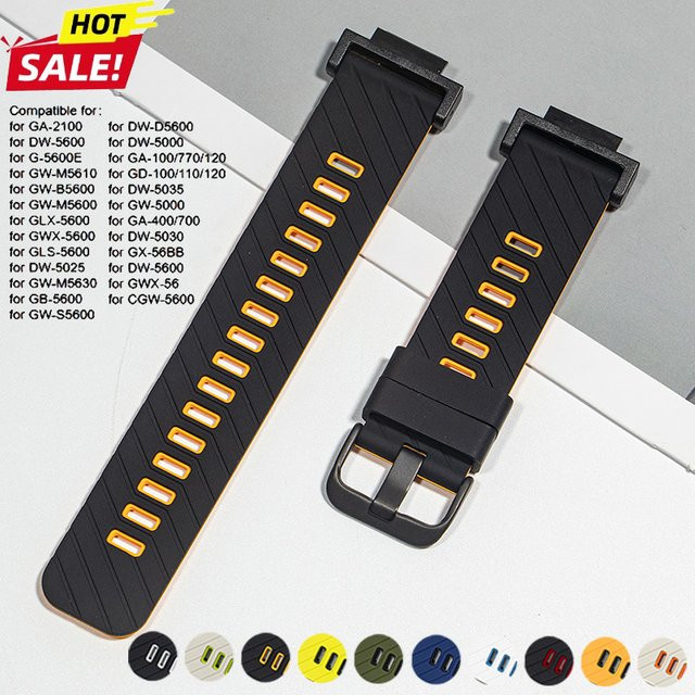 CHIICSMART Uhrenarmband Silikon, Schwarz - Bild 1