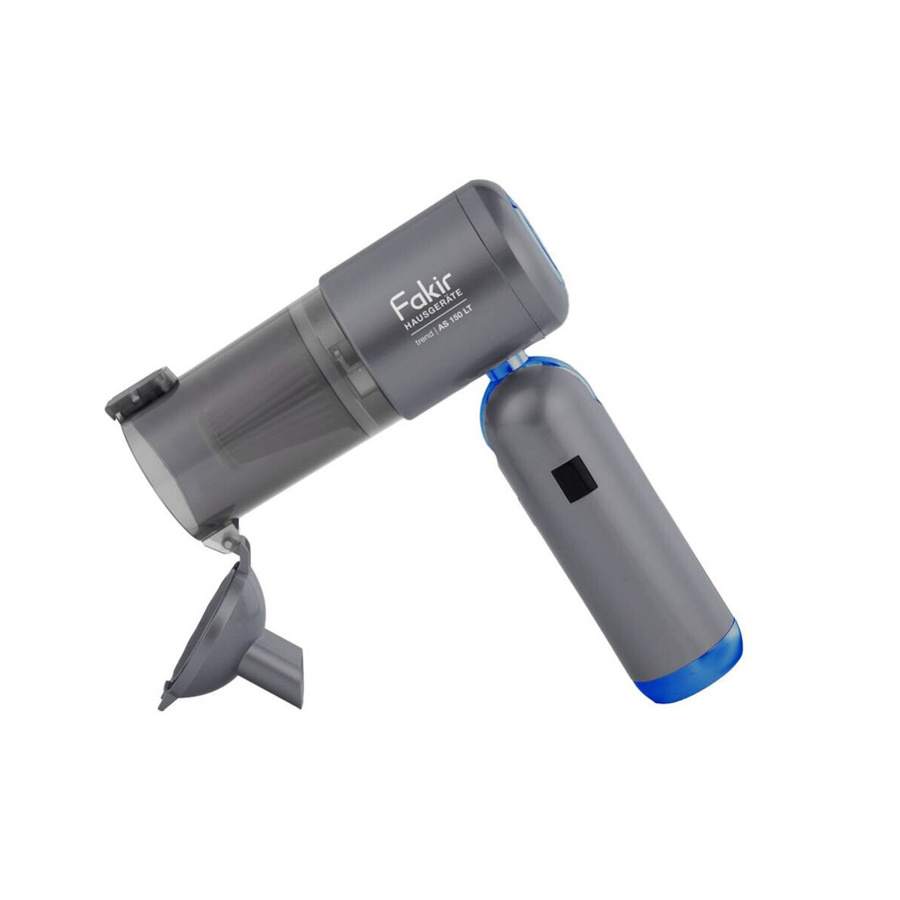 Fakir AS 150 LT Trend Akku-Handstaubsauger in Anthrazit Blau mit Blow-Funktion und waschbarem Filter B/H/T: 6,4 x 21,0 x 21,5 cm - Bild 2