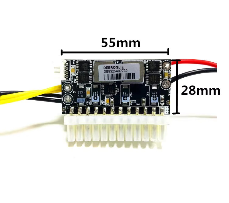 DEBROGLIE DB9325A Pico ATX Netzteil 300W DC 12V 6pin Schwarz - Bild 2