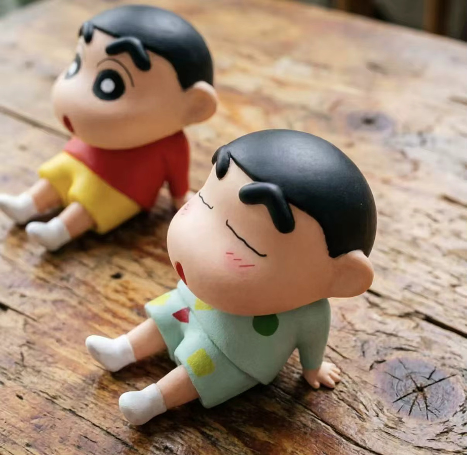 Bandai Crayon Shin Chan Anime-Figur, Kunststoff, Mehrfarbig - Bild 1