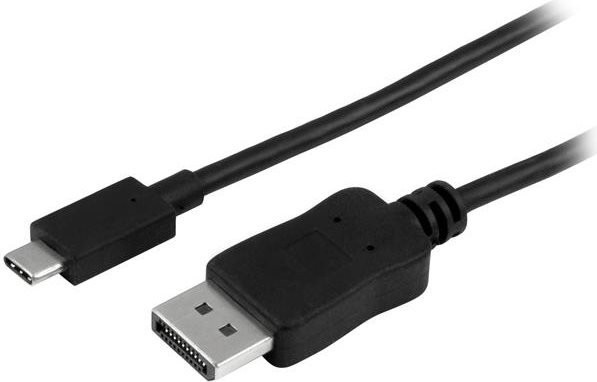 StarTech.com USB-C auf DisplayPort Adapterkabel in Schwarz, 4K bei 60 Hz, Länge: 1,83 m - Bild 1