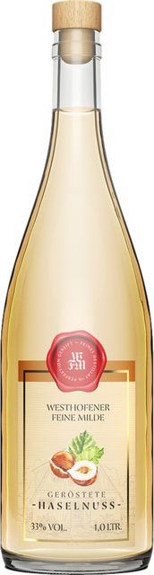 Westhofener Likör Feine Milde Geröstete Haselnuss, Deutschland, 1,0 l, 33% Vol. - Bild 1