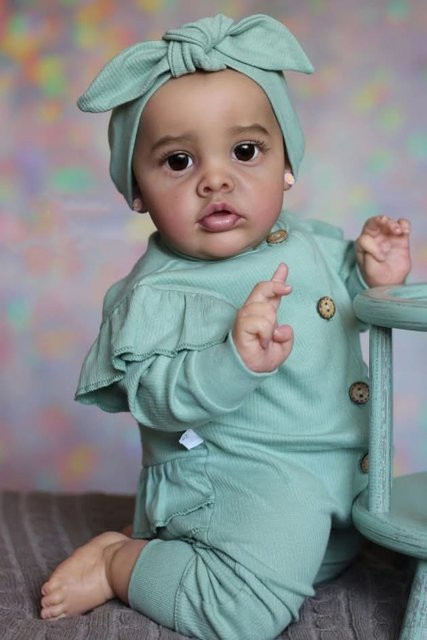 NPK Benjamin Reborn Puppe, 22 Zoll, mit Silimar Outfit - Bild 1