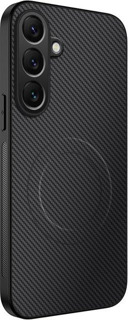 Magnetische Kohlefaser Schutzhülle für Samsung Galaxy S24 Ultra S25 S26 S23 S22 S21 FE S20 Plus A57 A37 A17 A56 A55 A35 A15 A24 in Schwarz Transparent mit MagSafe Kompatibilität - Bild 1