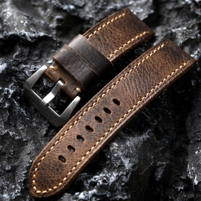 Raystray Armband Rindsleder, braun, Herren, Vintage - Bild 1