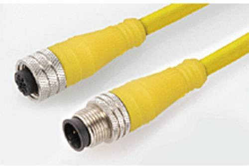 Molex Sensor-Aktor-Steckverbinder 1200660899 konfektioniert mit Buchse und Stecker, 4 Polzahl, gelb, 7,00 m - Bild 1