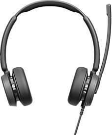EPOS Impact 460 Binaural On-Ear Headset mit USB-C und USB-A Anschluss in Schwarz - Bild 2