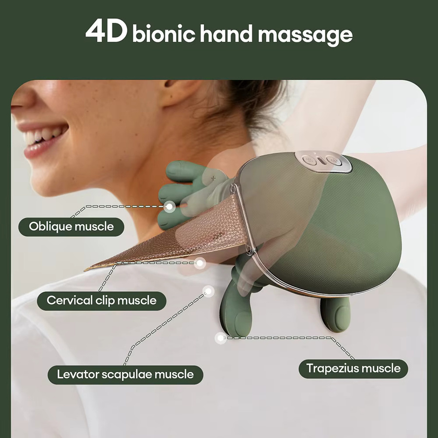 foreverlily 4D Bionic Finger Hals- und Schultermassagegerät, drahtlos - Bild 5