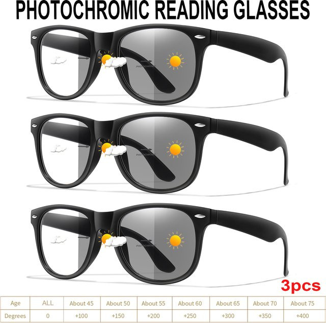 POAT Lesebrille, rund, Vollrand, Kunststoff, schwarz, Unisex - Bild 1