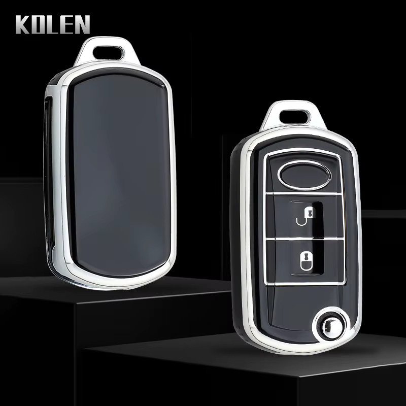 KOLEN TPU Auto Flip Key Case Cover für Land Rover Range Rover Sport LR3 Discovery 3 mit 3 Knöpfen - Bild 2