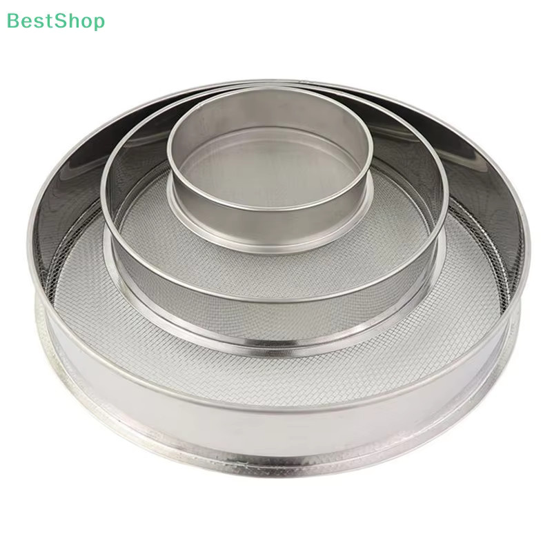 HNKMP Rundes Mehlsieb aus Edelstahl in Silber mit ultrafeinem 60-Mesh-Siebgewebe für Kuchen und Backwaren - Bild 5