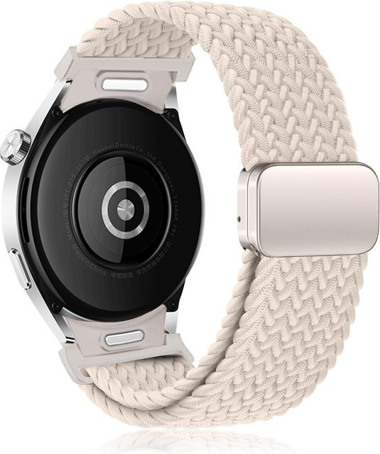 Uhrenarmband Magnetband, Textil, Weiß, Unisex - Bild 1