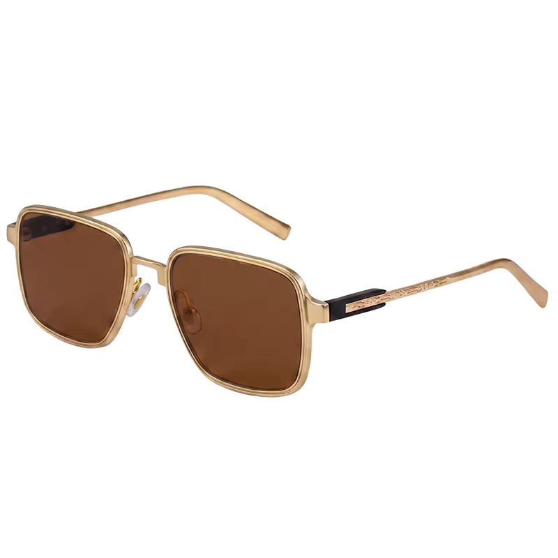 SEVENT PEOPLE Sonnenbrille, Quadratisch, Metall, Vollrand, Herren - Bild 4