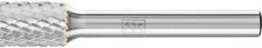 PFERD Hartmetall Frässtift Zylinder ZYA silber Ø 10 x 13 mm Schaft-Ø 6 mm Z4 universal mittel fein - Bild 1
