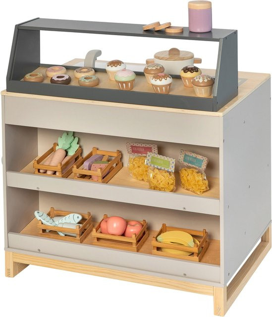 Musterkind Kinderküche & Shop Prunus in Grau aus Holz und Kunststoff - Bild 1