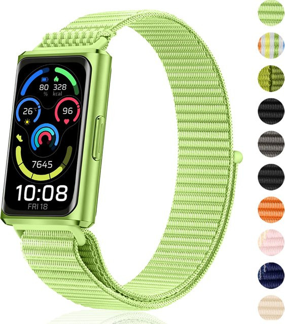 CAOWTAN Uhrenarmband Nylon, grün, Unisex - Bild 1