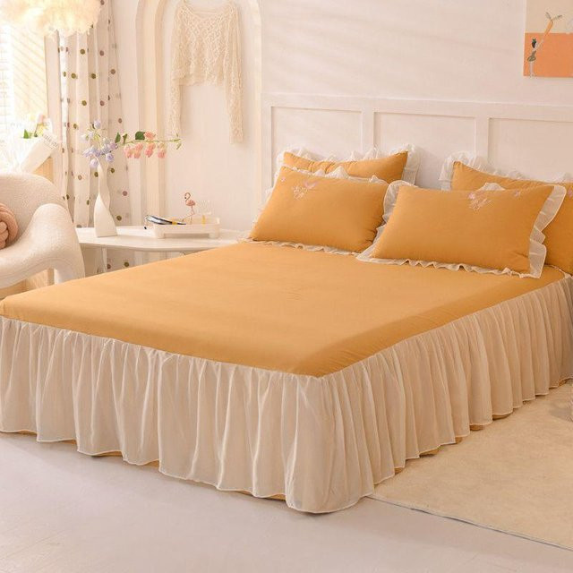 Your Warm Home Tagesdecke mit Baumwollpolsterung in Gelb, B/B: 150 x 200 cm - Bild 1