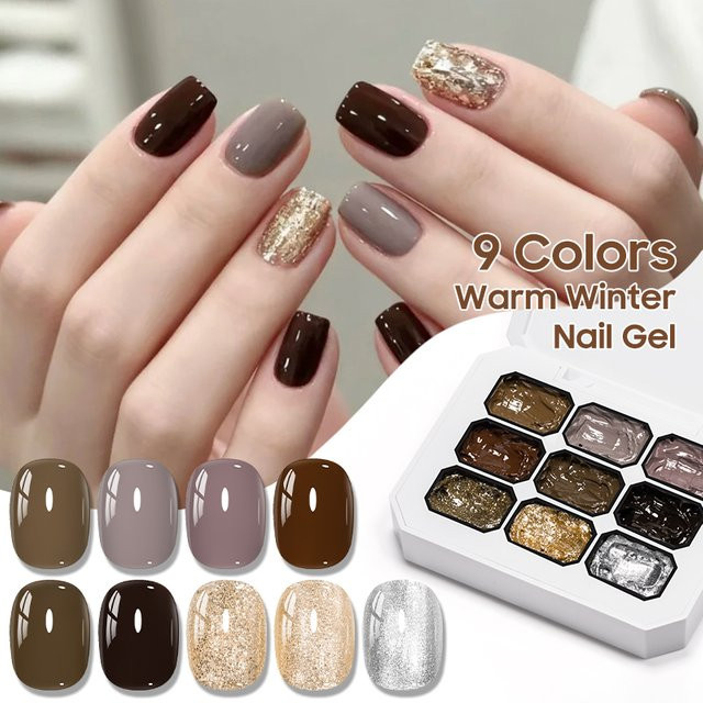 Mtssii Gel Nagellack, 9 Farben, Warm Winter - Bild 1